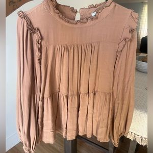 Tan Blouse